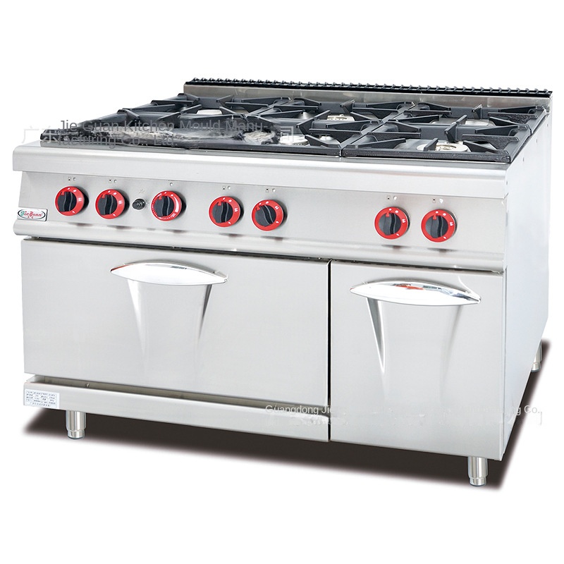 Commercial Kitchen Oven - เตาแก๊สเชิงพาณิชย์ Jie Guan GH-797A แบบตั้งพื้น หัวเตา