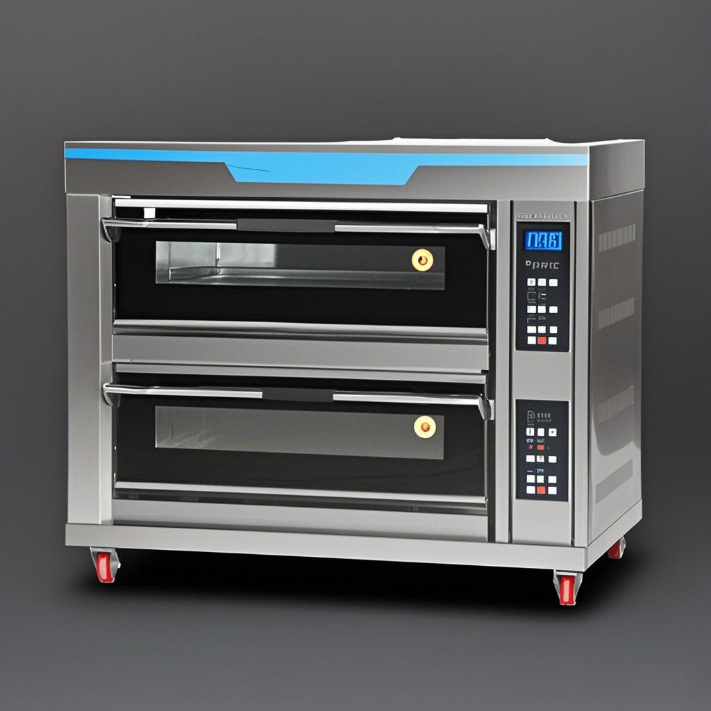 Commercial Kitchen Oven - เตาอบ, เตาอบเบเกอรี่เชิงพาณิชย์, เตาอบขนม, เตาอบสองชั้นแบบให้ความร้อนคู่, เตาอบครัว, เตาอบอเนกประสงค์แบบตั้งโต๊ะขนาดใหญ่