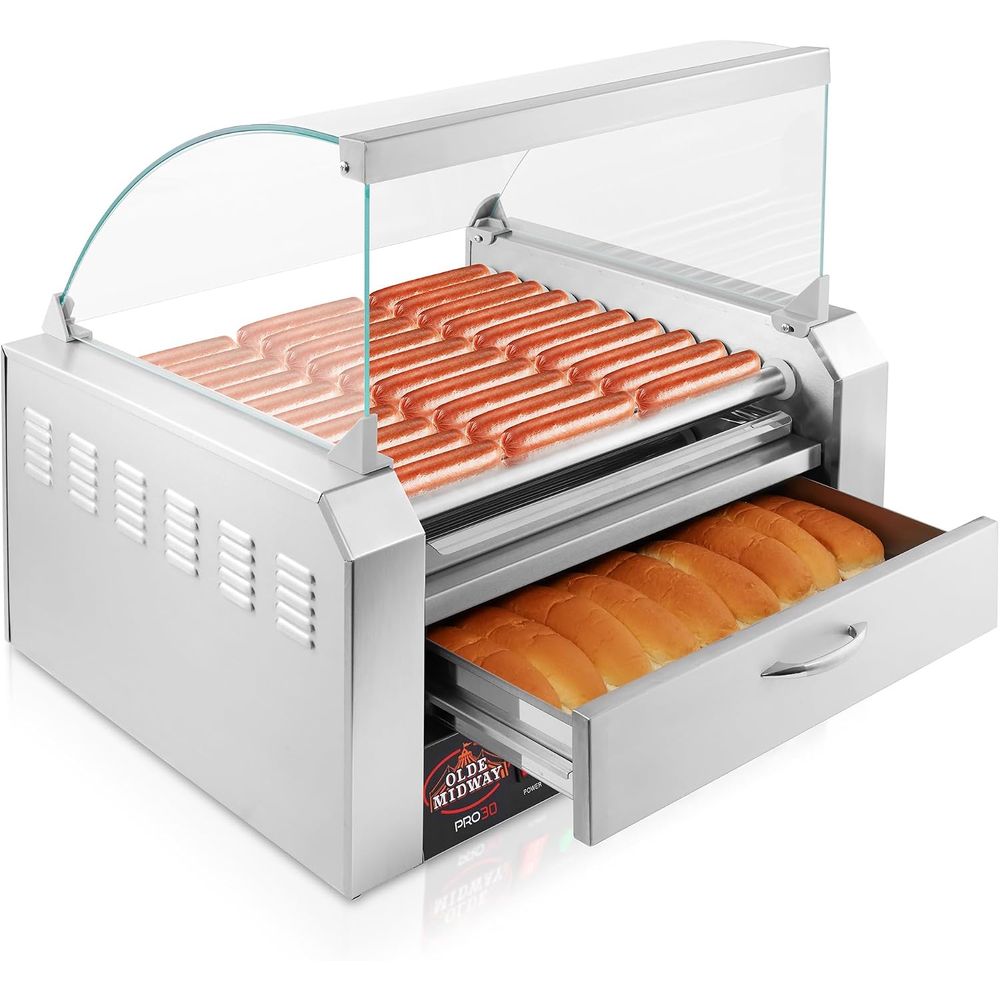 เครื่องทำฮอทดอกไฟฟ้า Olde Way  - Hot Dog Roller Grill บทวิจารณ์และราคา