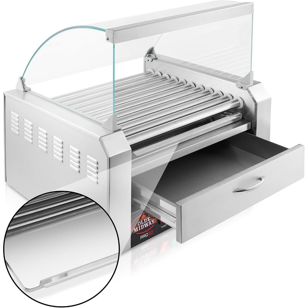 เครื่องทำฮอทดอกไฟฟ้า Olde Way  - Hot Dog Roller Grill บทวิจารณ์และราคา