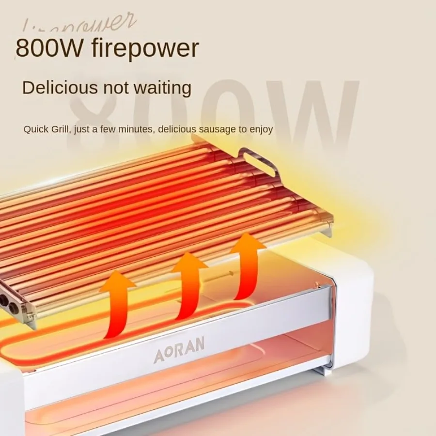 เครื่องย่างไส้กรอกแบบหมุนอเนกป - Hot Dog Roller Grill บทวิจารณ์และราคา