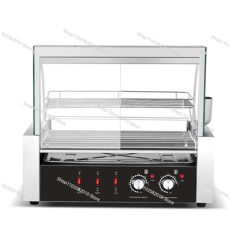 เตาปิ้งฮอทดอกแบบลูกกลิ้ง 7 ลูก - Hot Dog Roller Grill บทวิจารณ์และราคา