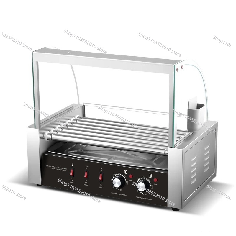 เตาปิ้งฮอทดอกแบบลูกกลิ้ง 7 ลูก - Hot Dog Roller Grill บทวิจารณ์และราคา