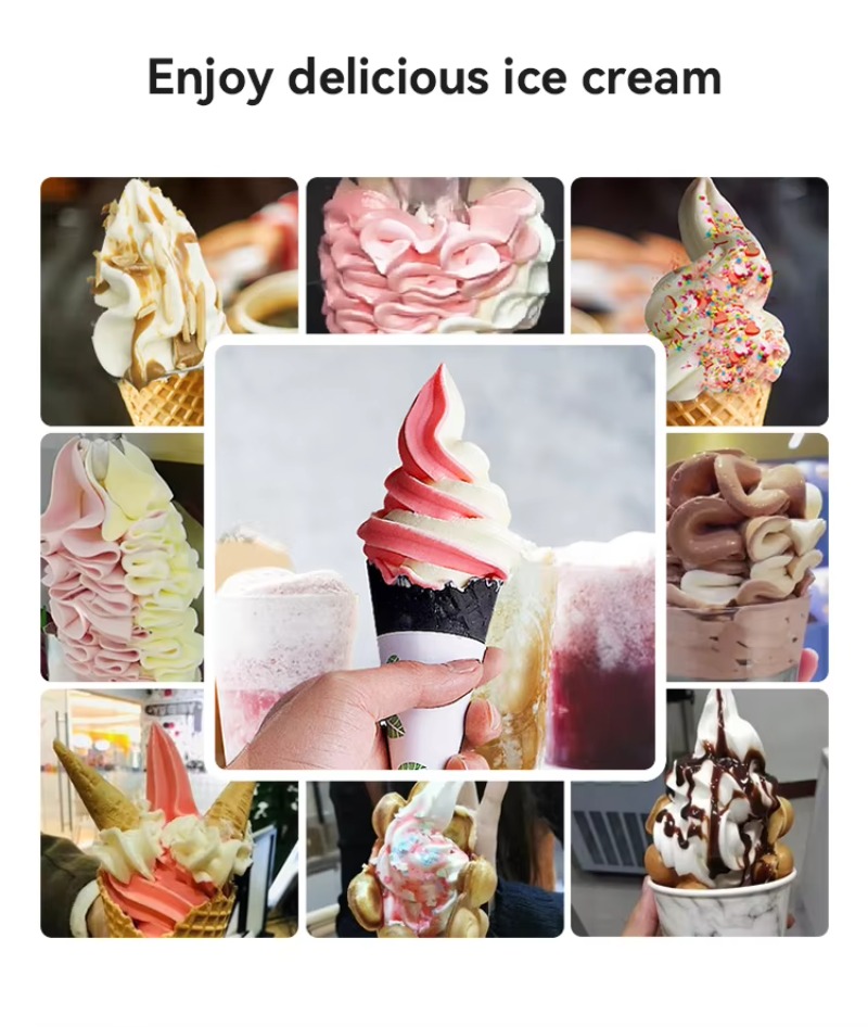 เครื่องทำไอศกรีมเชิงพาณิชย์แบบ - Soft Serve Ice Cream Machine บทวิจารณ์และราคา