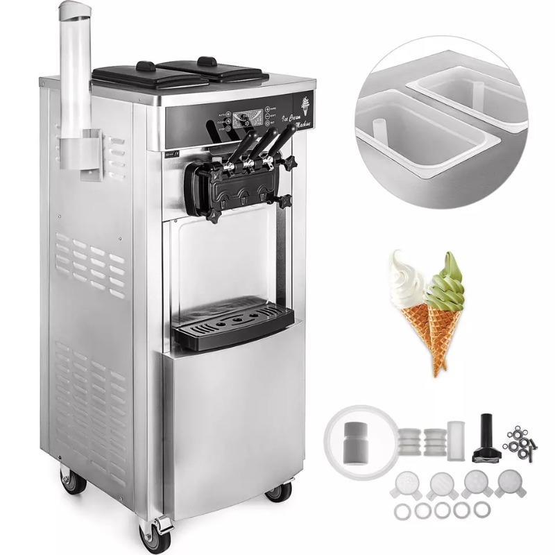 เครื่องทำไอศกรีมแบบตั้งพื้น 5  - Soft Serve Ice Cream Machine บทวิจารณ์และราคา