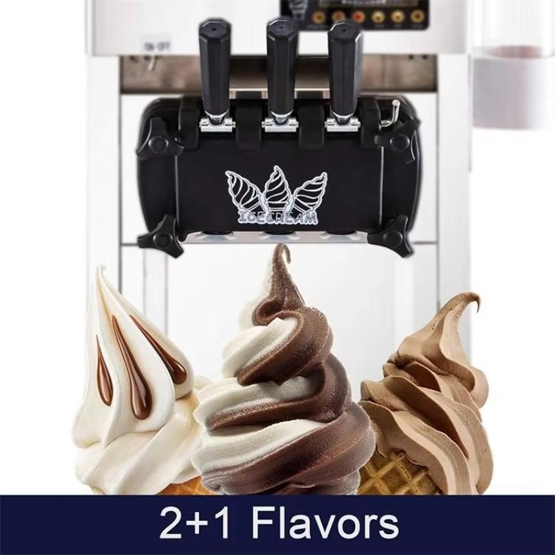 เครื่องทำไอศกรีมแบบตั้งพื้น 5  - Soft Serve Ice Cream Machine บทวิจารณ์และราคา