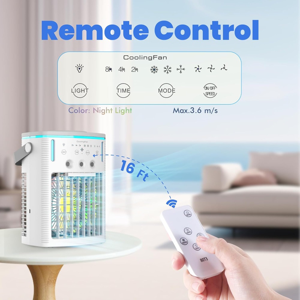 พัดลมไอเย็นแบบพกพาพร้อมแผ่นน้ำ - Commercial Kitchen Ventilation บทวิจารณ์และราคา