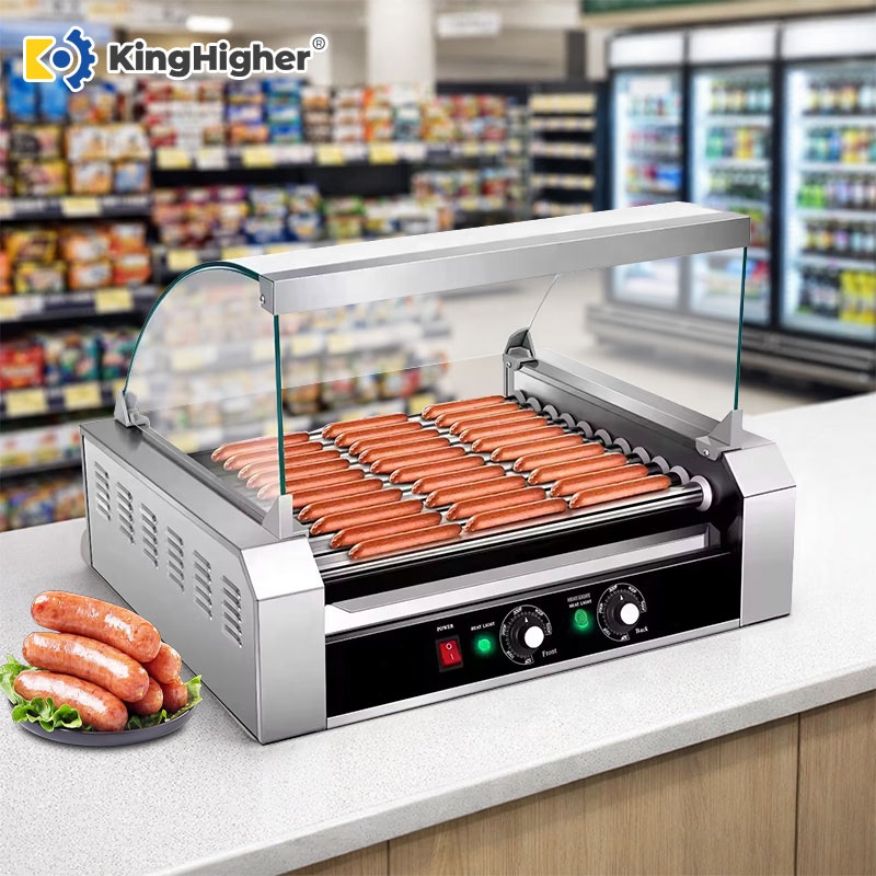 เครื่องทำฮอทดอกไฟฟ้าแบบใหม่ 11 - Hot Dog Roller Grill บทวิจารณ์และราคา