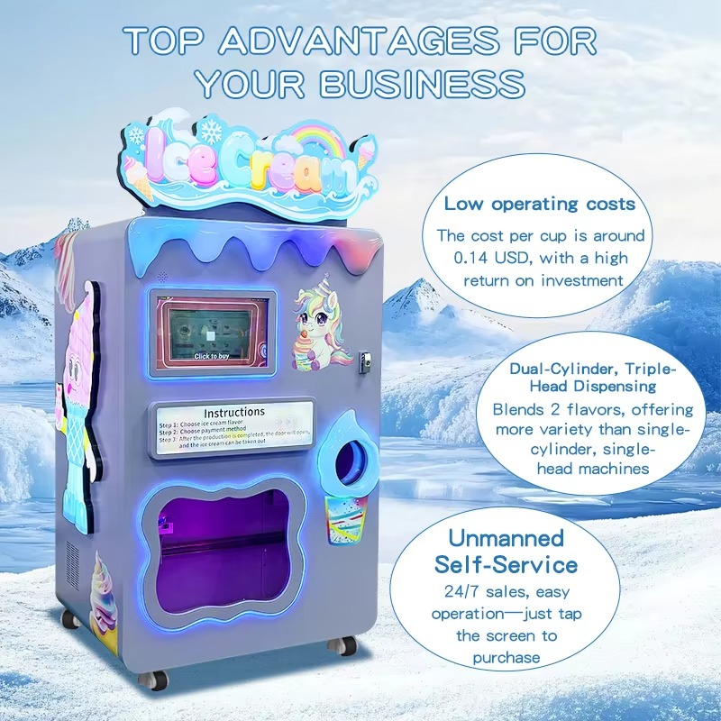 เครื่องขายไอศกรีมอัตโนมัติ FL  - Soft Serve Ice Cream Machine บทวิจารณ์และราคา