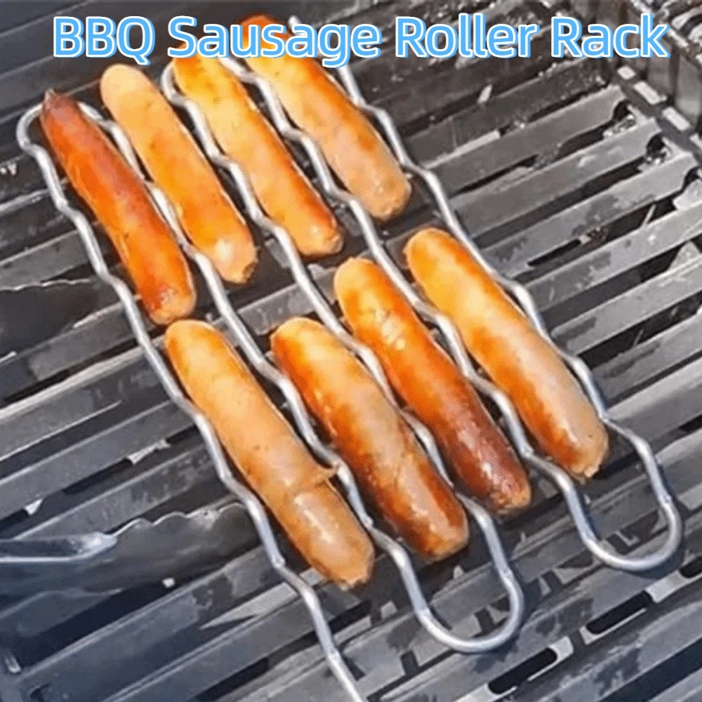 ตะแกรงย่างไส้กรอกสแตนเลสแบบหมุ - Hot Dog Roller Grill บทวิจารณ์และราคา