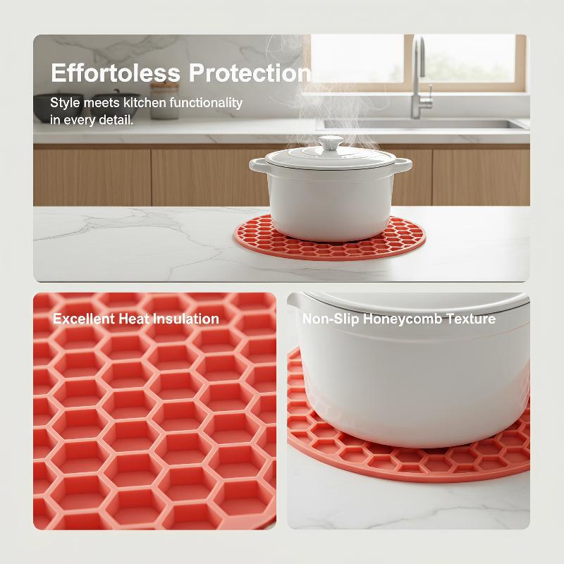 แผ่นรองกันความร้อนซิลิโคนลายรั - Commercial Kitchen Table บทวิจารณ์และราคา