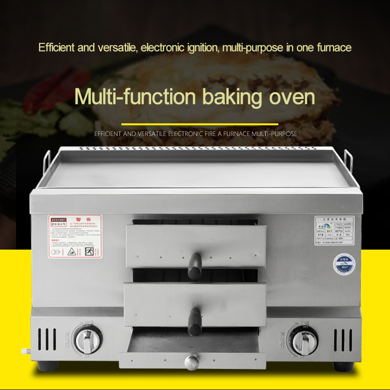 เตาอบแก๊สสแตนเลสอเนกประสงค์สำห - Commercial Kitchen Oven บทวิจารณ์และราคา