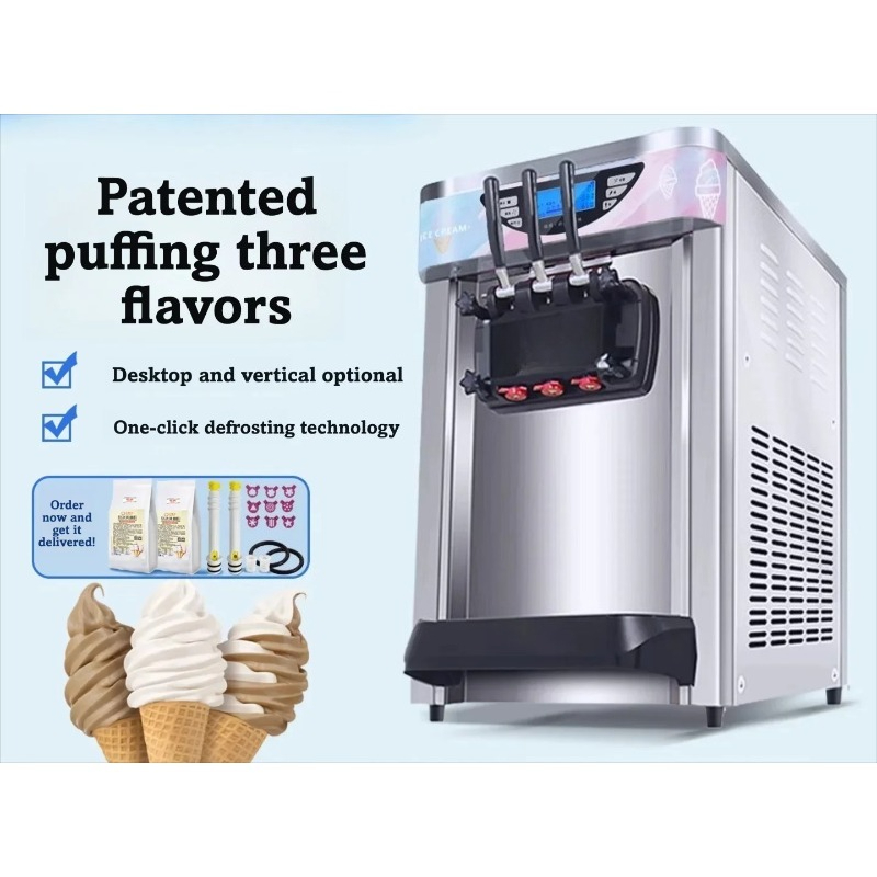 เครื่องทำไอศกรีมนุ่มเชิงพาณิชย - Soft Serve Ice Cream Machine บทวิจารณ์และราคา