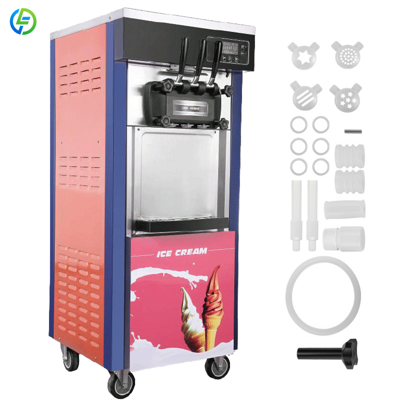 เครื่องทำไอศกรีมแบบกำหนดเองได้ - Soft Serve Ice Cream Machine บทวิจารณ์และราคา