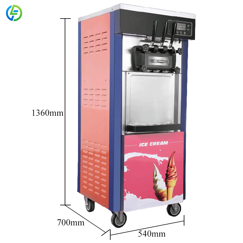 เครื่องทำไอศกรีมแบบกำหนดเองได้ - Soft Serve Ice Cream Machine บทวิจารณ์และราคา